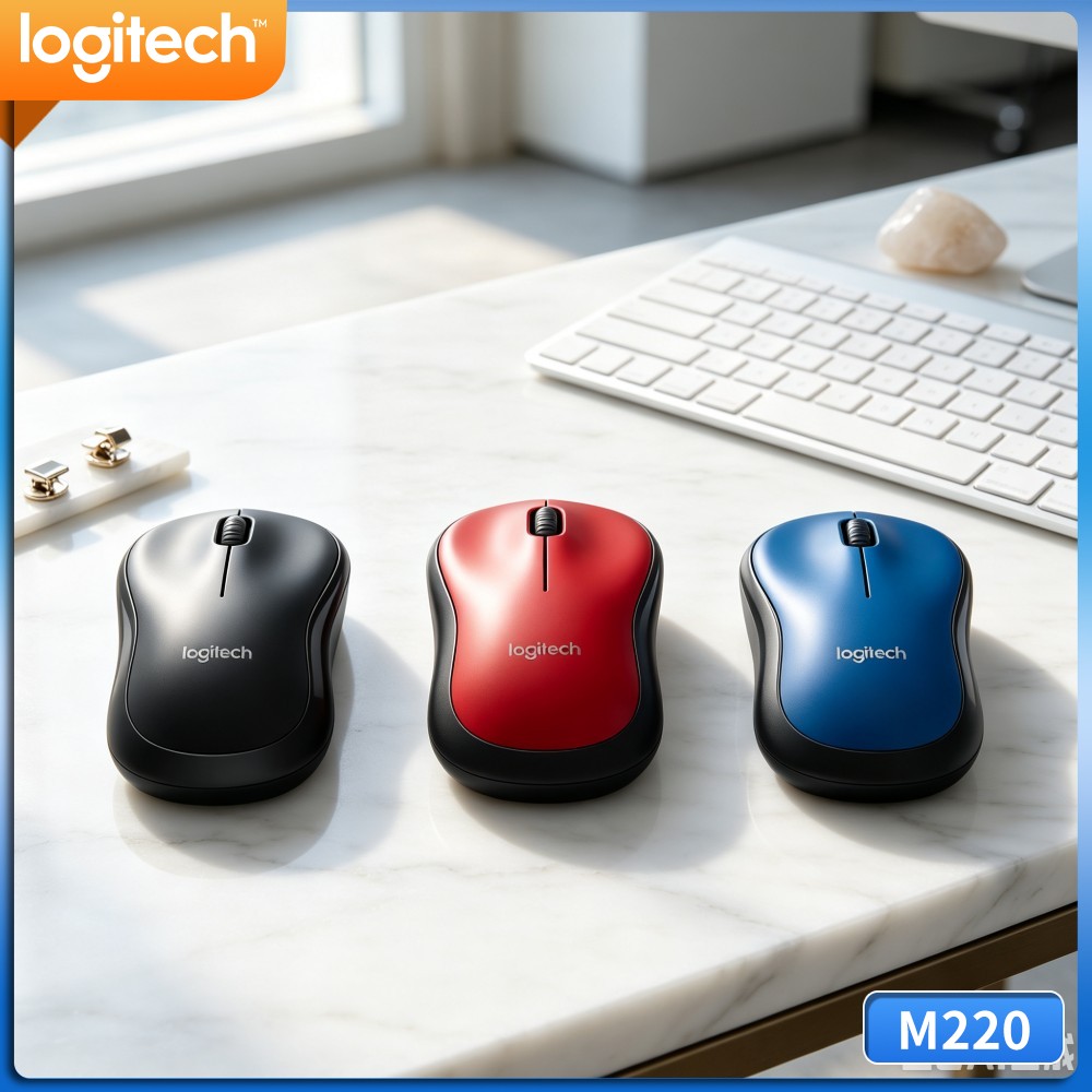 Home Office Layout - ロジクール M220 サイレントマウス 3ボタンレイアウト プラグアンドプレイ ナノレシーバー