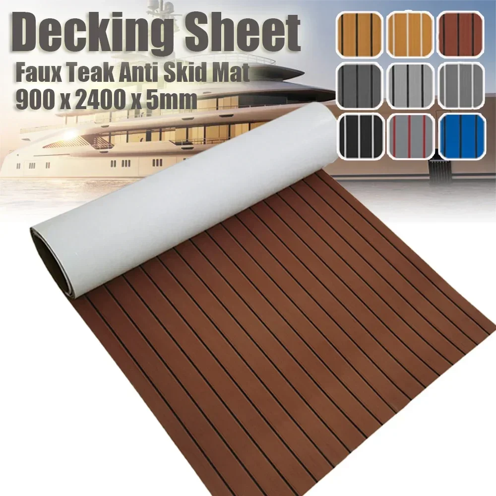 Anti Fatigue Mat - 滑り止めフォームフロアステッカー,900x2400x5mm,滑り止めフロアシート,粘着性,抗疲労,ヨットフロアパッド