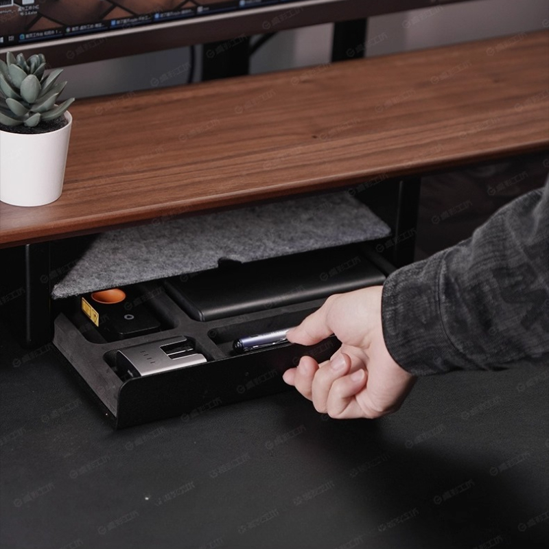 モニタースタンドライザー収納引き出しオフィスデスクオーガナイ - Monitor Riser Stand のレビューと価格