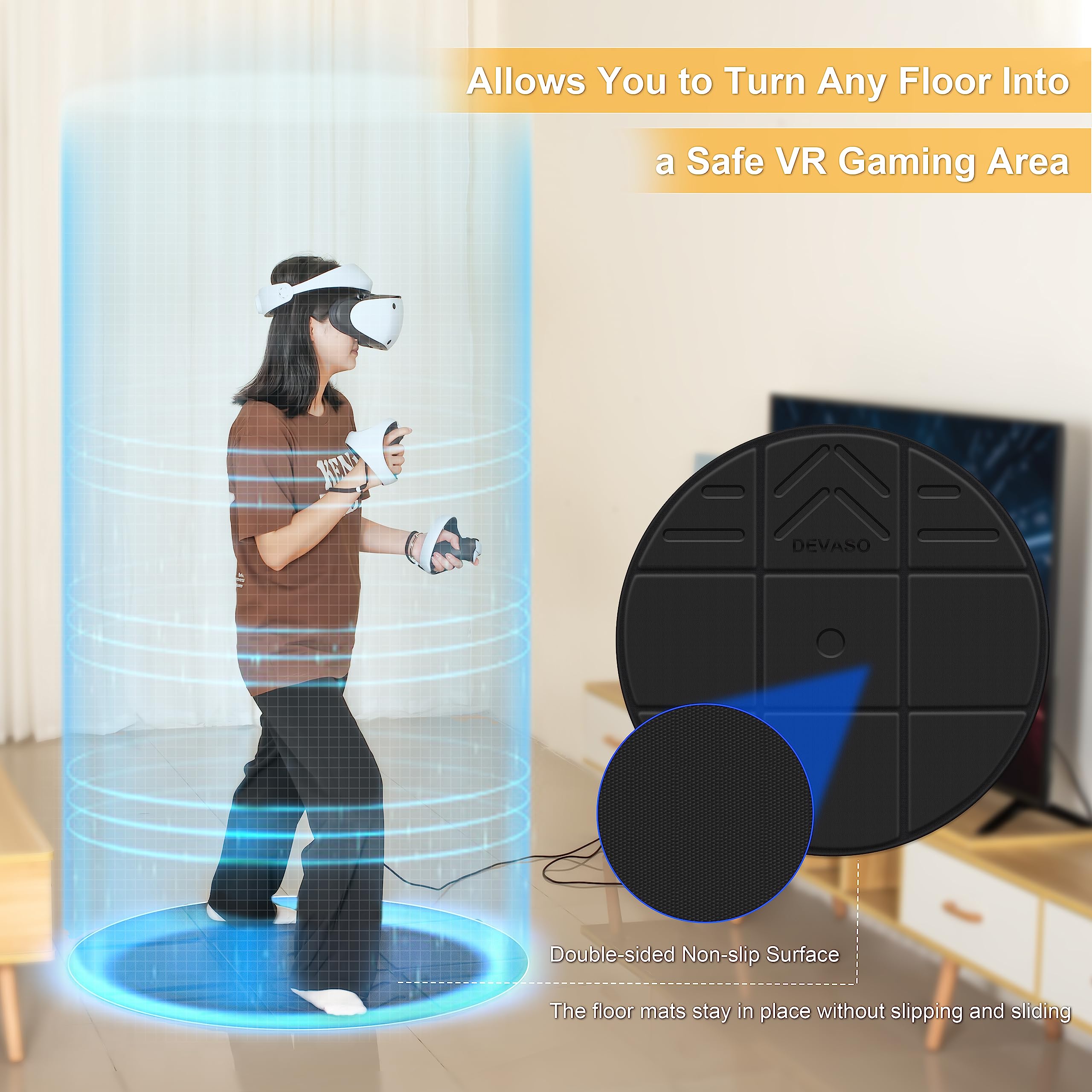 Meta Quest 3S/Quest 3用折りたたみ式VR - Anti Fatigue Mat のレビューと価格