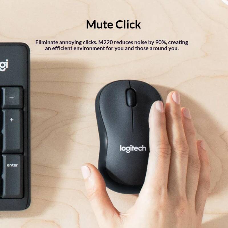 ロジクール M220 サイレントマウス 3ボタンレイアウト  - Home Office Layout のレビューと価格