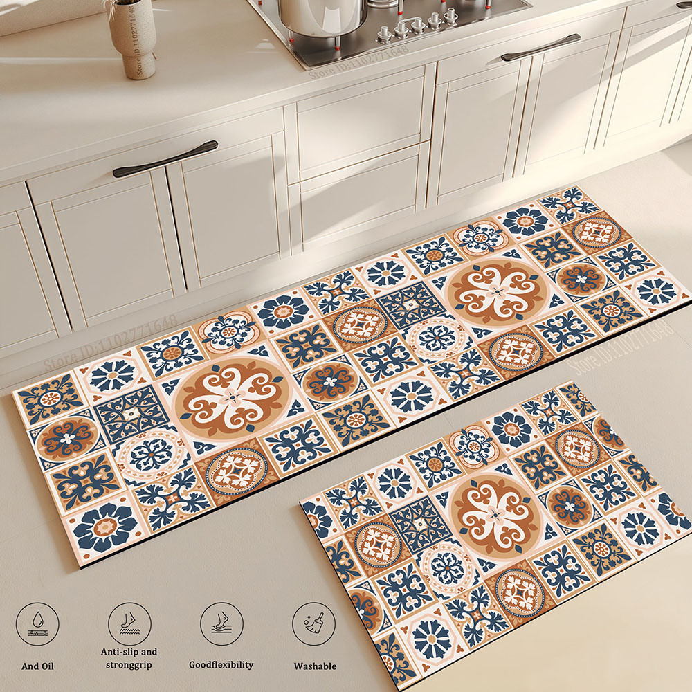 新しい 1 PC シンプルなスタイルのソフトキッチンフロアマ - Anti Fatigue Mat のレビューと価格