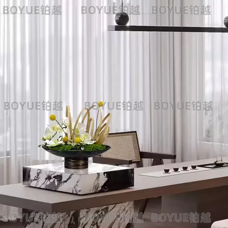 模造銅モスグリーン盆栽マイクロ風景人工植物ホームオフィスホテ - Home Office Of Microsoft のレビューと価格