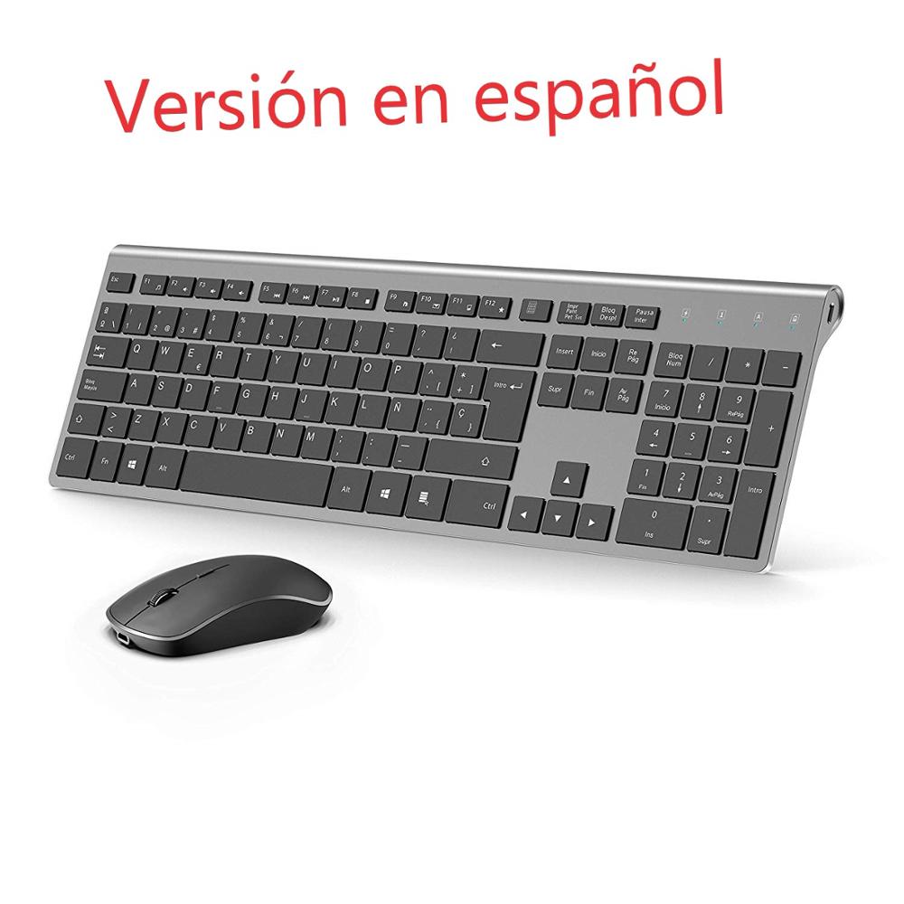 ワイヤレス人間工学に基づいたサイレントキーボードとマウスセッ - Home Office Layout のレビューと価格