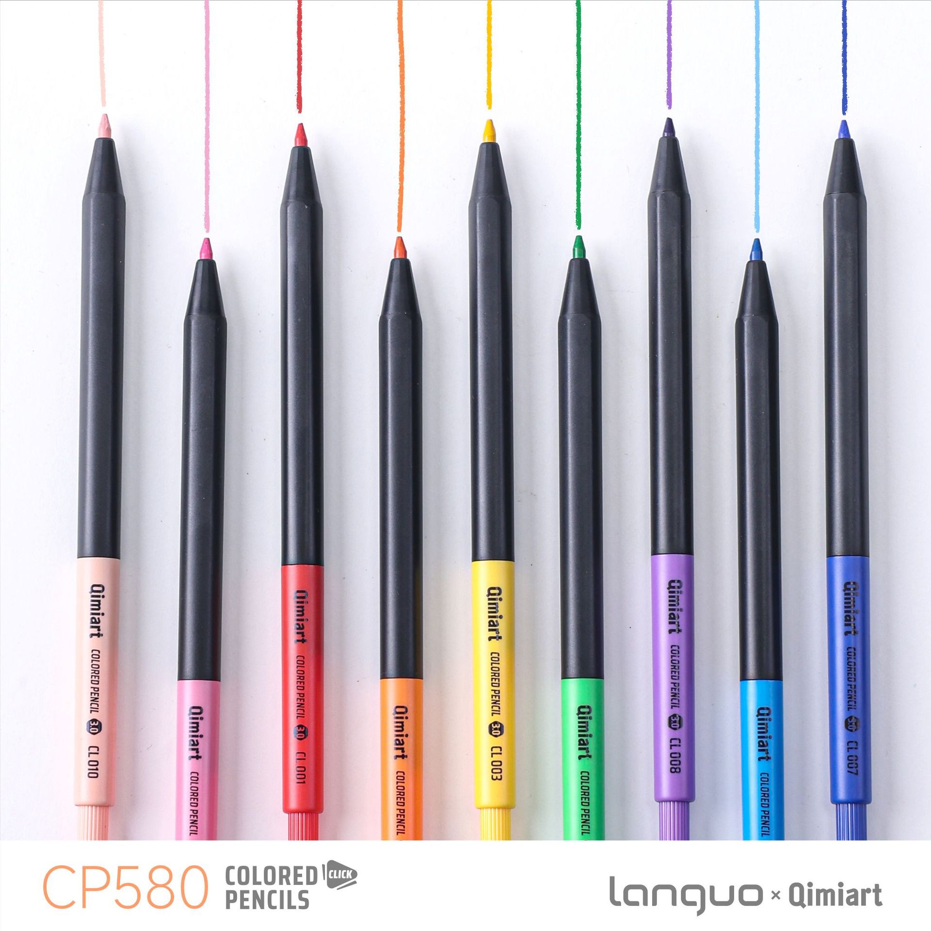 96色の色鉛筆セット Qimiart CP580 3.0mm - Staedtler Pencil Lumocolor のレビューと価格