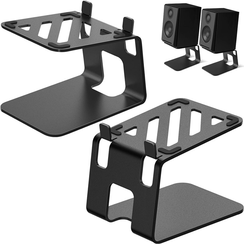 2個セット デスクトップスピーカースタンド デスクトップスタ - Monitor Riser Stand のレビューと価格