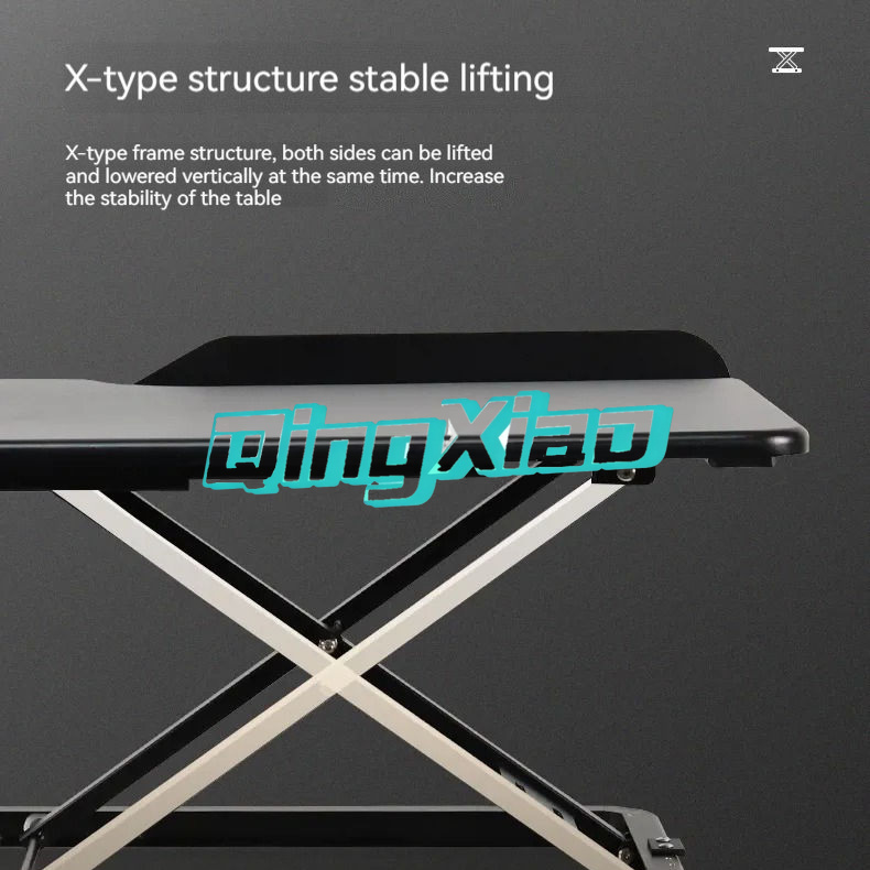 空気圧式高さ調節可能なスタンディングデスクライザー 二層式モ - Monitor Riser Stand のレビューと価格