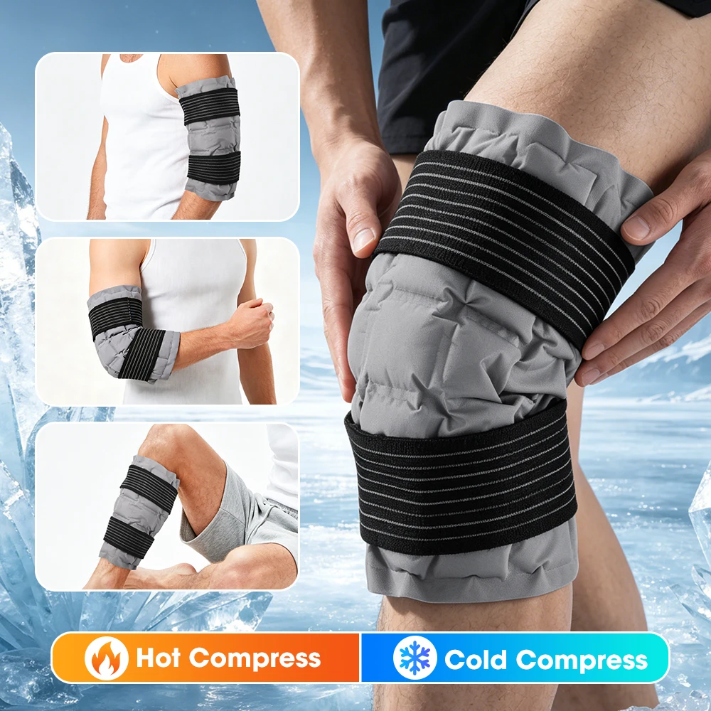 膝用アイスバッグ 再利用可能 温冷湿布 関節痛 筋肉痛 生理 - Anti Fatigue Mat のレビューと価格