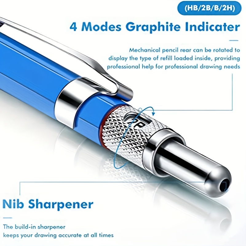 自動メカニカルペンシルセット,黒,鉛詰め替え,2b,アート, - Staedtler Pencil Lumocolor のレビューと価格