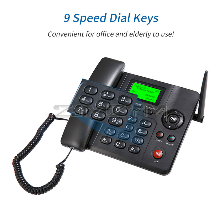 電話用のデュアルカード/GSMワイヤレス固定電話,デスクトッ - Home Office Call Center のレビューと価格